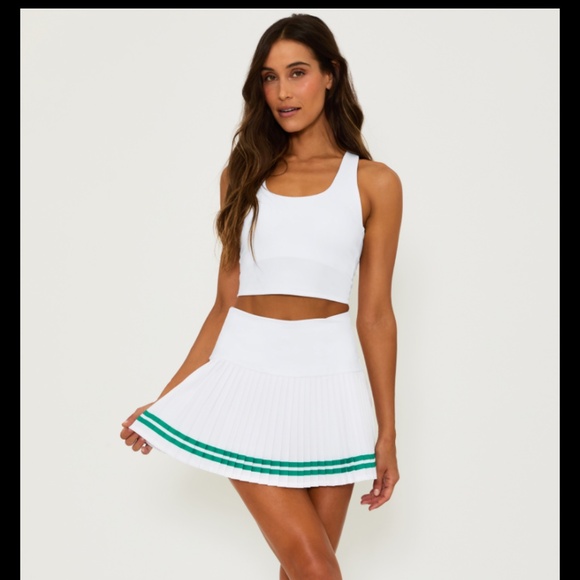 Beach Riot Dresses & Skirts - Beach Riot Gloria Skirt- Courtside White